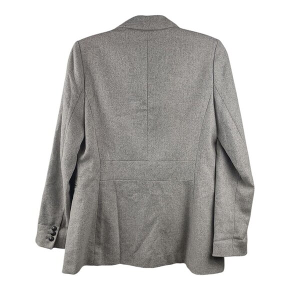 Women's Banana Republic Wool Blazer Light Gray Size - Picture 2 of 8